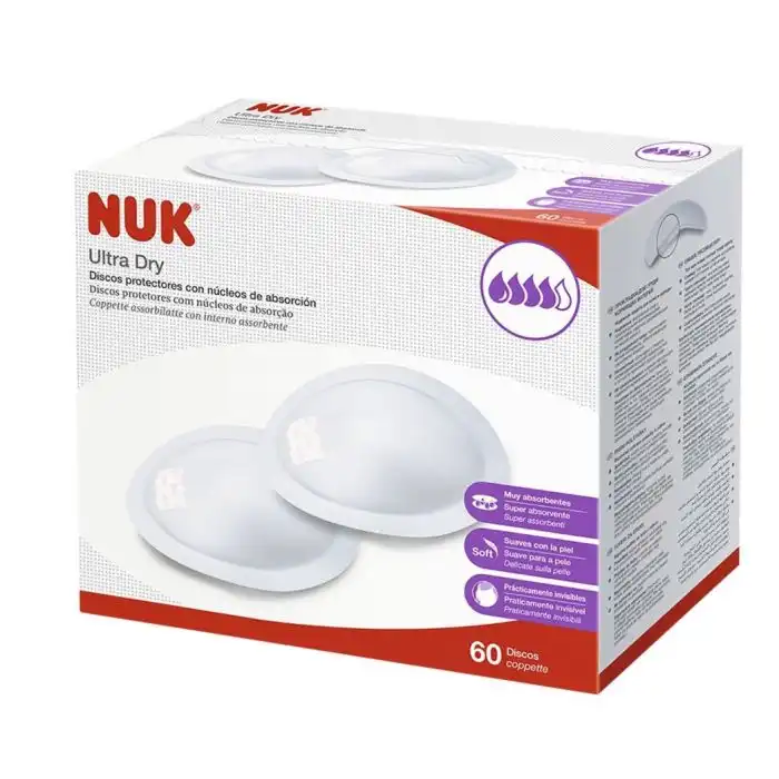 Ultra Dry Discos Protectores con núcleos de absorción para la lactancia - NUK - Comparador de precios
