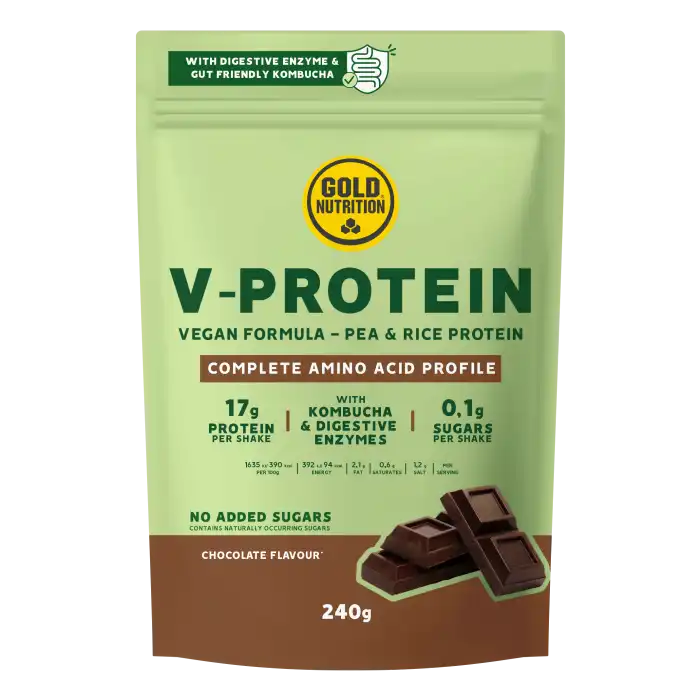 V-Protein Chocolate 240 gr - GoldNutrition - Comparador de precios
