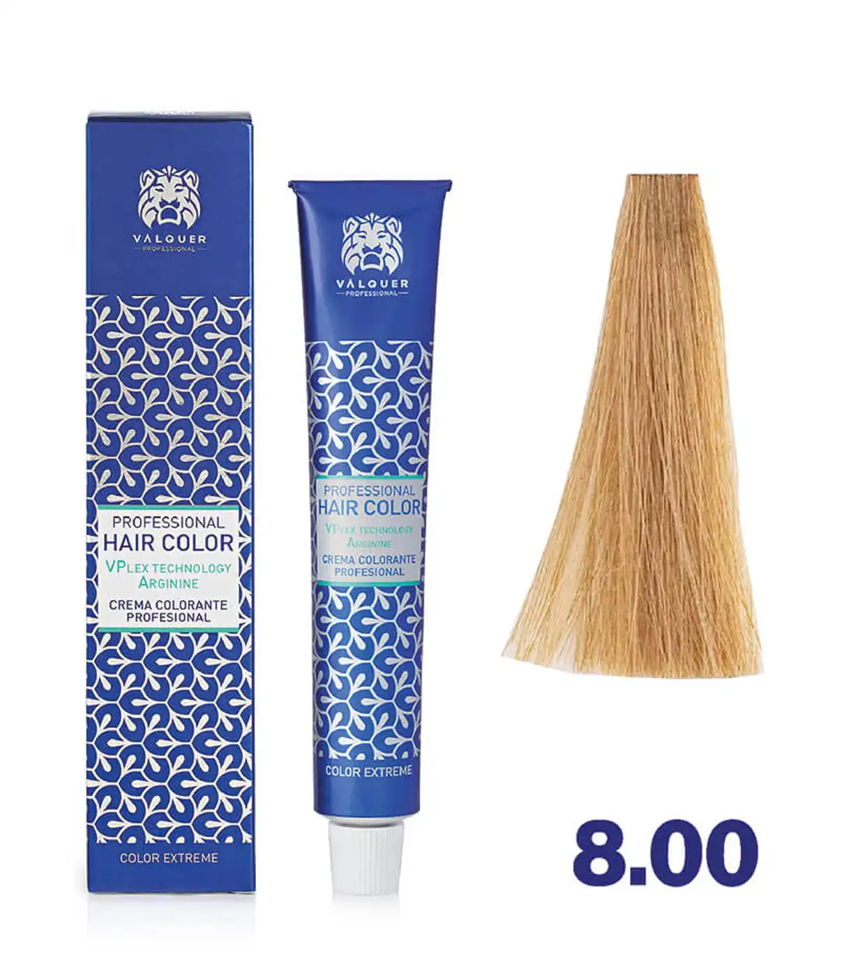 Valquer - Crema colorante profesional para el cabello - 8.00: Rubio Claro - Valquer - Comparador de precios