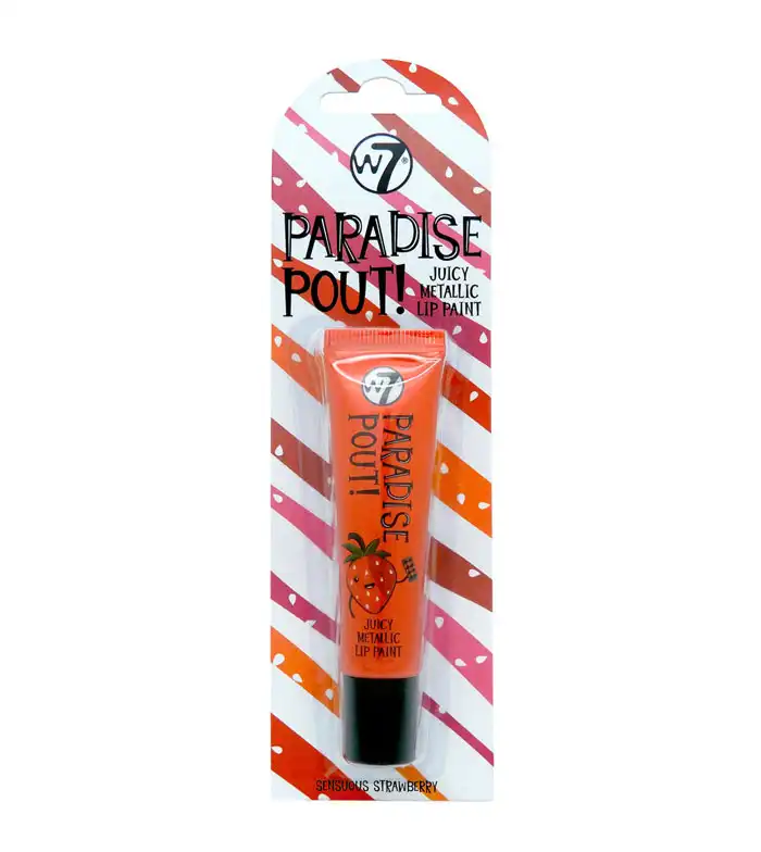 W7 - Labial líquido metálico Paradise Pout! - Sensuous strawberry - W7 - Comparador de precios