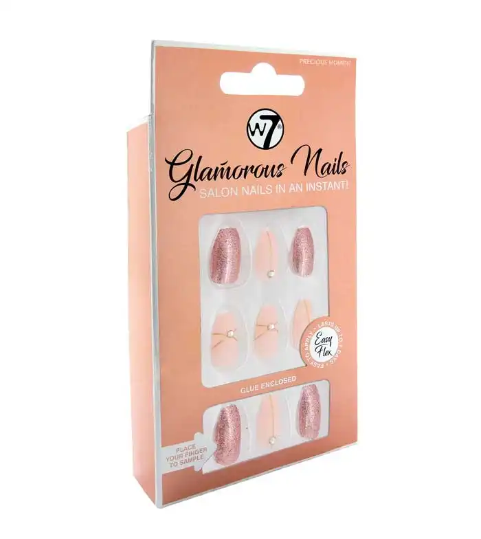 W7 - Uñas postizas Glamorous Nails - Precious Moment - W7 - Comparador de precios