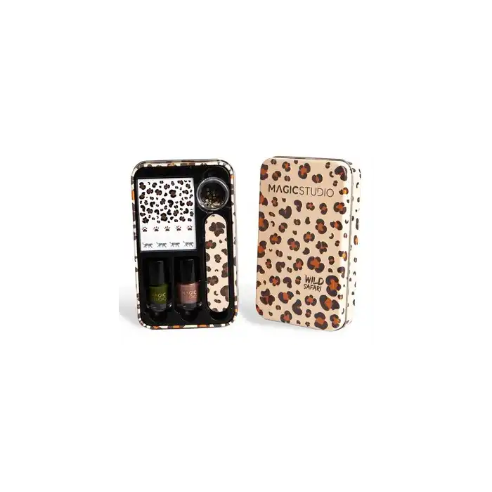 Wild Safari Caja Metálica Cuidado de Uñas - Magic Studio - Comparador de precios