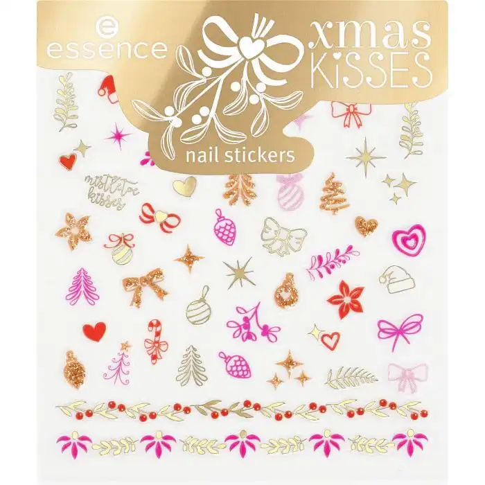 Xmas Kisses Nail Stickers Pegatinas de Uñas - ESSENCE - Comparador de precios