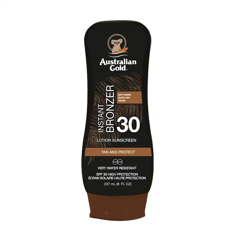 Australian Gold - SPF 30 LOTION SUNSCREEN WITH BRONZER Protección solar 237 ml unisex - Australian Gold - Comparador de precios