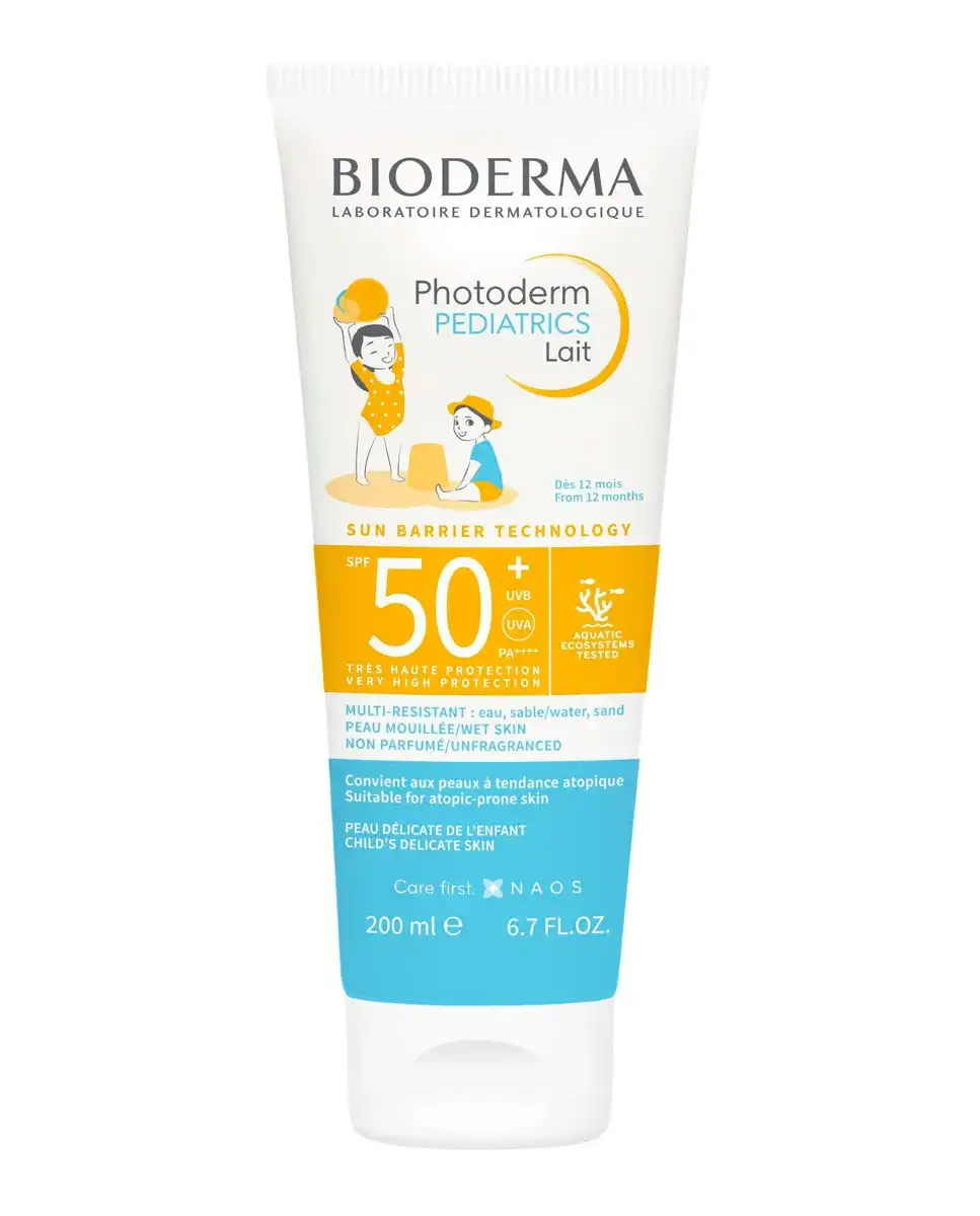 Bioderma - Leche Solar Para Niños Photoderm Pediatrics Lait SPF50+ 200 Ml - BIODERMA - Comparador de precios