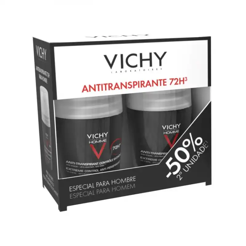 Duo Desodorante Hombre 50% 2ªunidades - Vichy - Comparador de precios