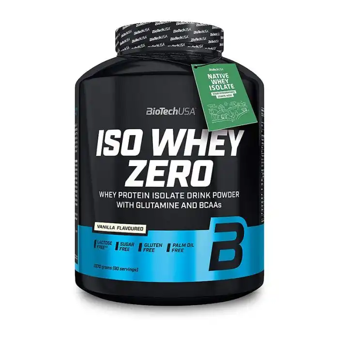 ISO Whey Zero Lactose Free Complemento alimenticio en polvo 2270 gr - Biotech Usa - Comparador de precios