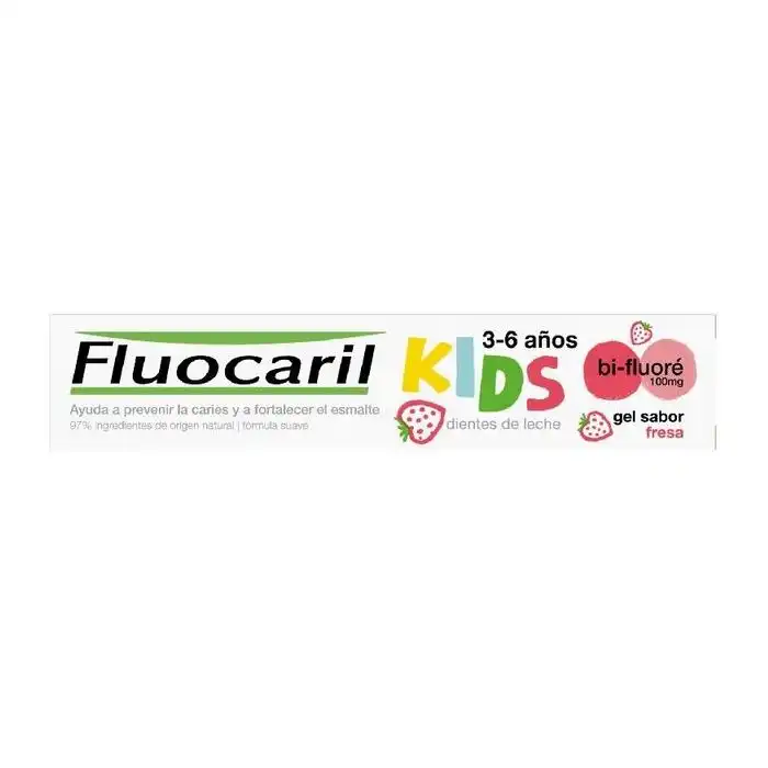 Kids Pasta Dental de Fresa 3-6 años 50 ml - Fluocaril - Comparador de precios