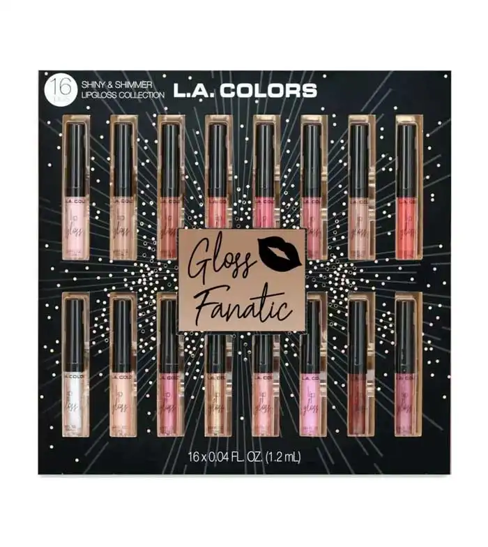 L.A Colors - Set de 16 brillos de labios Gloss Fanatic - L.A. COLORS - Comparador de precios