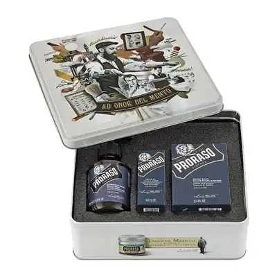 PRORASO Set de regalo Beard Wash 200 ml + Beard Balm 100 ml + Beard Oil 30 ml 1.0 pieces - Proraso - Comparador de precios