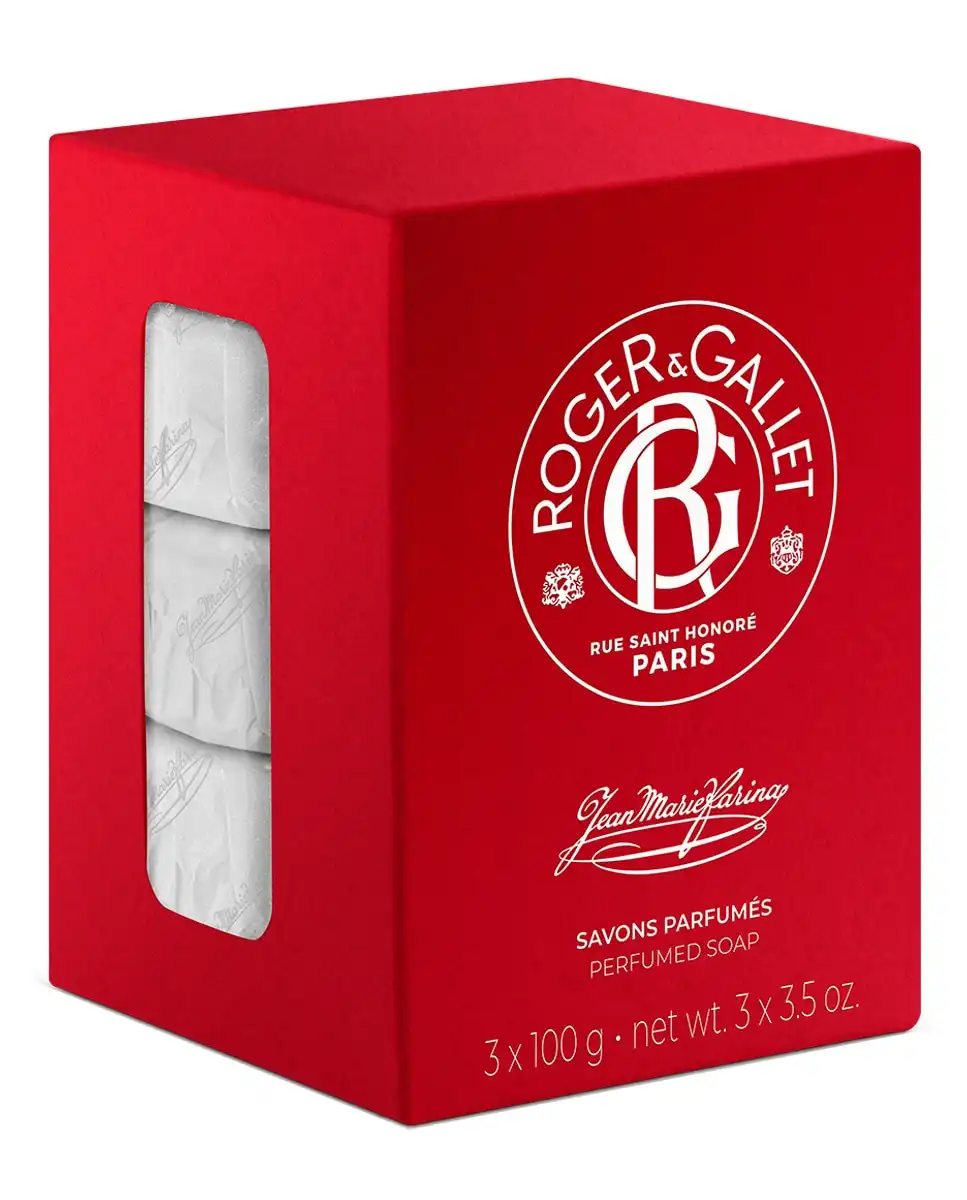 Roger&Gallet - Estuche De Regalo Jabónes Perfumados Jean Marie Farina 3 X 100 G Roger & Gallet - Roger&Gallet - Comparador de precios