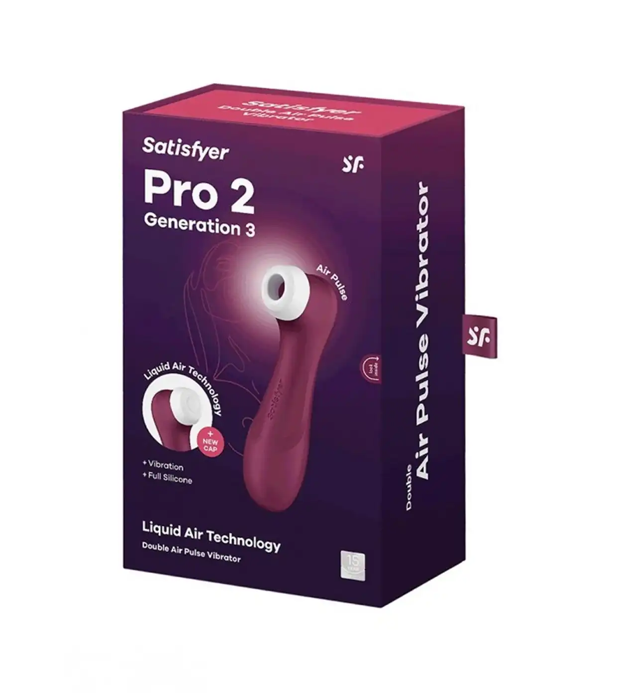 Satisfyer - Estimulador de clítoris Pro 2 Generation 3 App Connect - Burdeo - SATISFYER - Comparador de precios