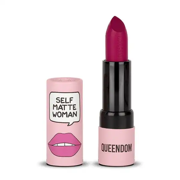 Self Matte Woman Lipstick Electric Purple - QUEENDOM - Comparador de precios
