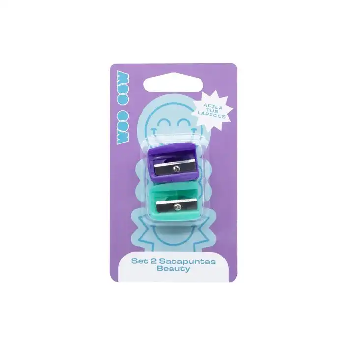 Set 2 Sacapuntas Beauty - Woo oow - Comparador de precios
