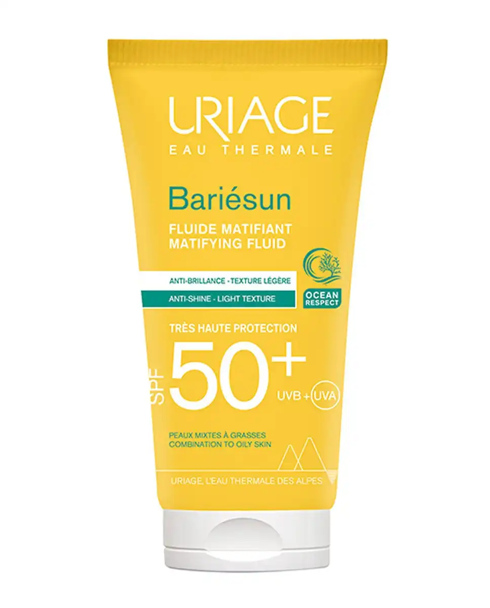 Uriage - Bariésun Fluido Mat SPF50+ Piel Acnéica 50 Ml - Uriage - Comparador de precios