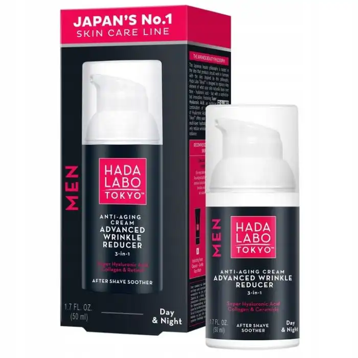 ¡25% DTO! Men Crema Facial Antiarrugas e Hidratante para Hombre 50 ml - Hada Labo Tokyo - Comparador de precios