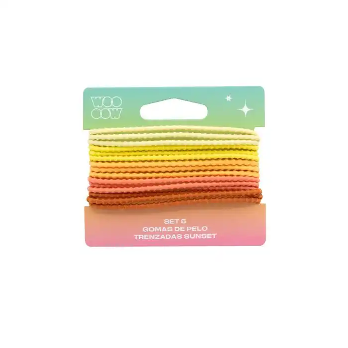 Set 5 Gomas de Pelo Trenzadas - Woo oow - Comparador de precios