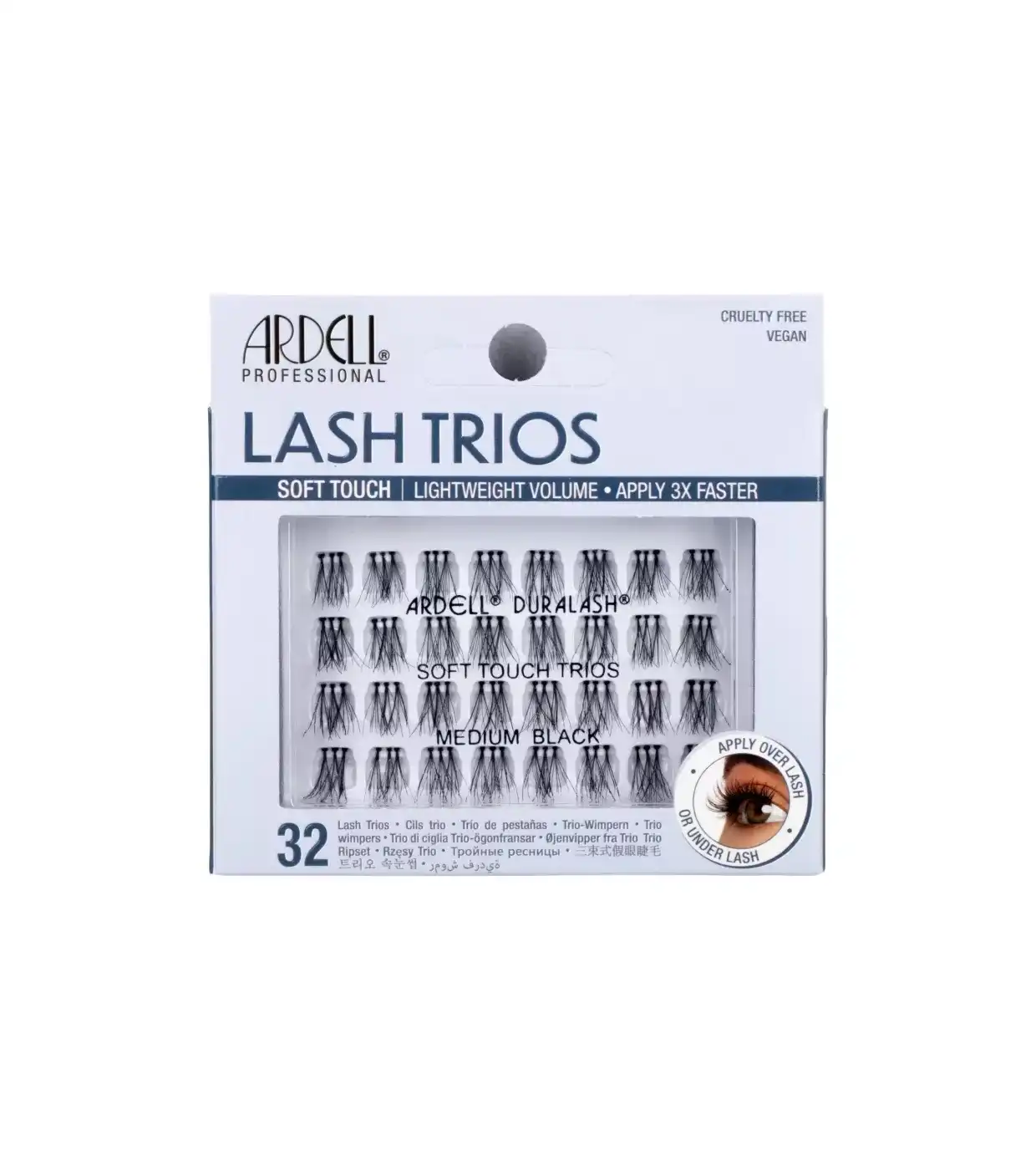 Ardell - Pestañas postizas Soft Touch Lash Trios - Medium Black - Ardell - Comparador de precios