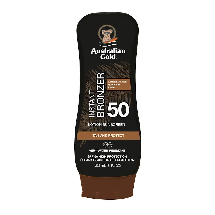 Australian Gold - SPF 50 LOTION WITH BRONZER Protección solar 237 ml unisex - Australian Gold - Comparador de precios