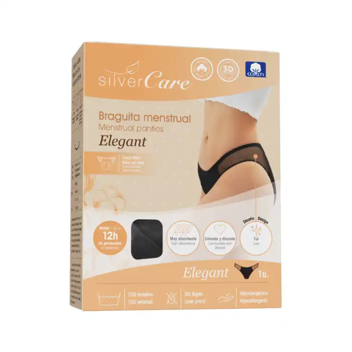Braguita Menstrual de Algodón Ecológico Elegant - SILVER CARE - Comparador de precios