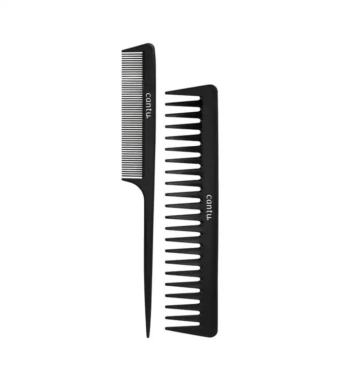 Cantu - Set de 2 peines Carbon Melt Resistant - Cantu - Comparador de precios