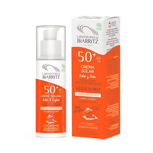 Crema Solar Niños Spf 50+ - Laboratorios Biarritz - Comparador de precios