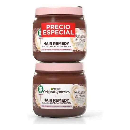 Garnier Original Remedies Hair Remedies Delicatesse de Avena Duplo 680 ml Mascarilla para Cuero Cabelludo Sensible - Garnier - Comparador de precios