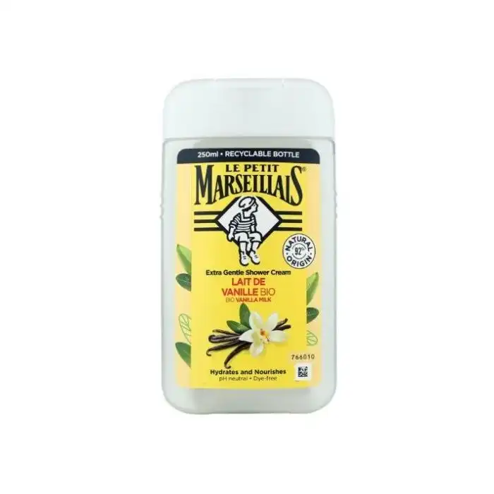 Gel de Ducha Vainilla 250 ml  Le Petit Marseillais - LE PETIT MARSEILLAIS - Comparador de precios