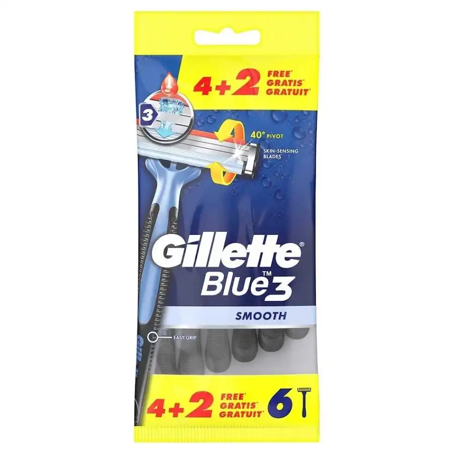 Gillette - RASOI BLUE 4 + 2 Afeitado 1 pieces male - Gillette - Comparador de precios
