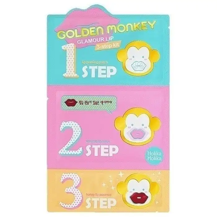 Golden Monkey Glamour Lip 3 Pasos - Holika Holika - Comparador de precios
