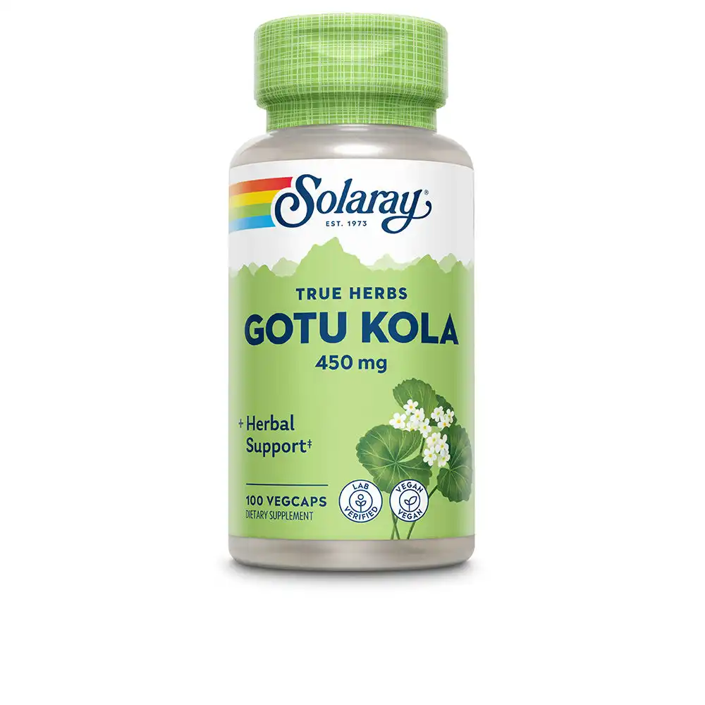 Gotu Kola 450 mg 100 vegcaps - Solaray - Comparador de precios