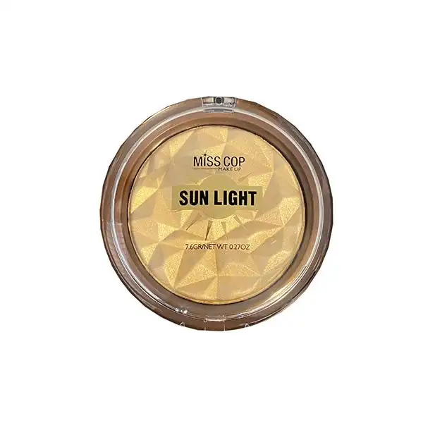 Highlighter Sun Light Vegan 02 Honey - MISS COP - Comparador de precios