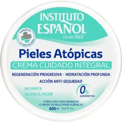 Instituto Español Instituto Español Crema Pieles Atópicas, 400 ml - Instituto Español - Comparador de precios