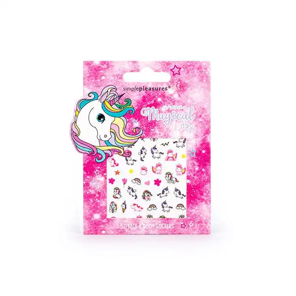 Kid Cut Face And Body Stickers Unicorn - TRI-COASTAL - Comparador de precios