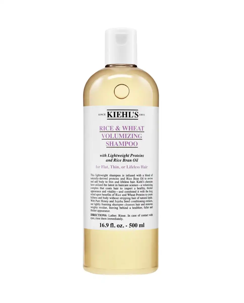 Kiehl's - Champú natural voluminizador Rice and Wheat Volumizing Shampoo 500 ml Kiehl's. - Kiehls - Comparador de precios