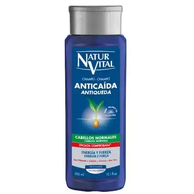 Natur Vital Champú Anticaída Cabellos Normales Energía y Fuerza 300 ML 1.0 pieces - Natur Vital - Comparador de precios