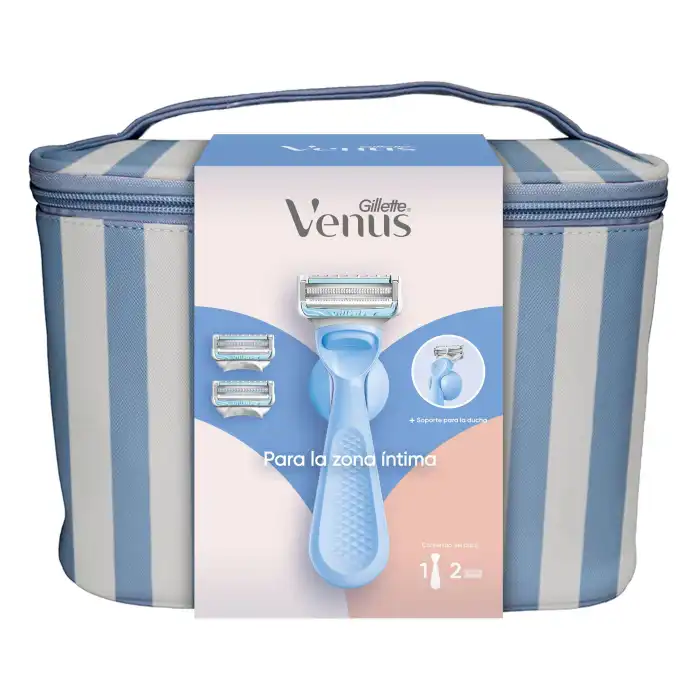 Neceser Venus Maquinilla y Recambios Zona íntima + Soporte - Gillette - Comparador de precios