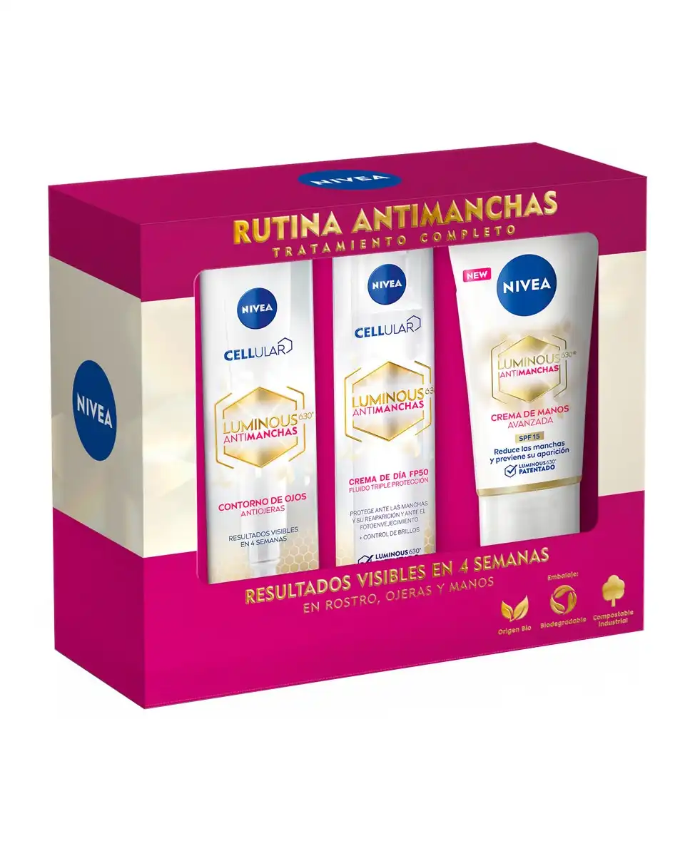 NIVEA - Estuche De Regalo Cellular Luminous 630º Tratamiento Completo Rutina Antimanchas - Nivea - Comparador de precios