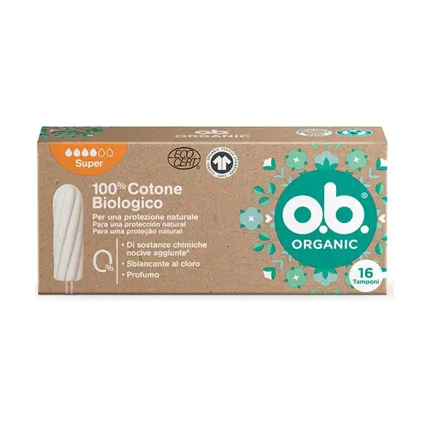 Ob OB Tampón Digital Orgánico Súper , 16 un - Ob - Comparador de precios