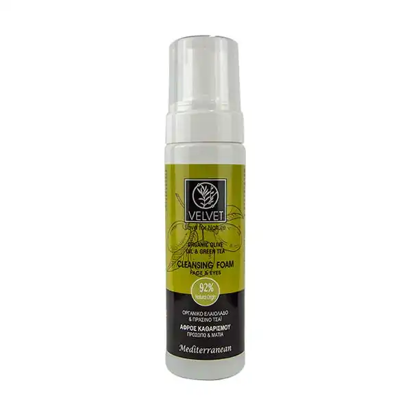 Organic Olive Oil & Green Tea Cleansing Foam - Velvet - Comparador de precios