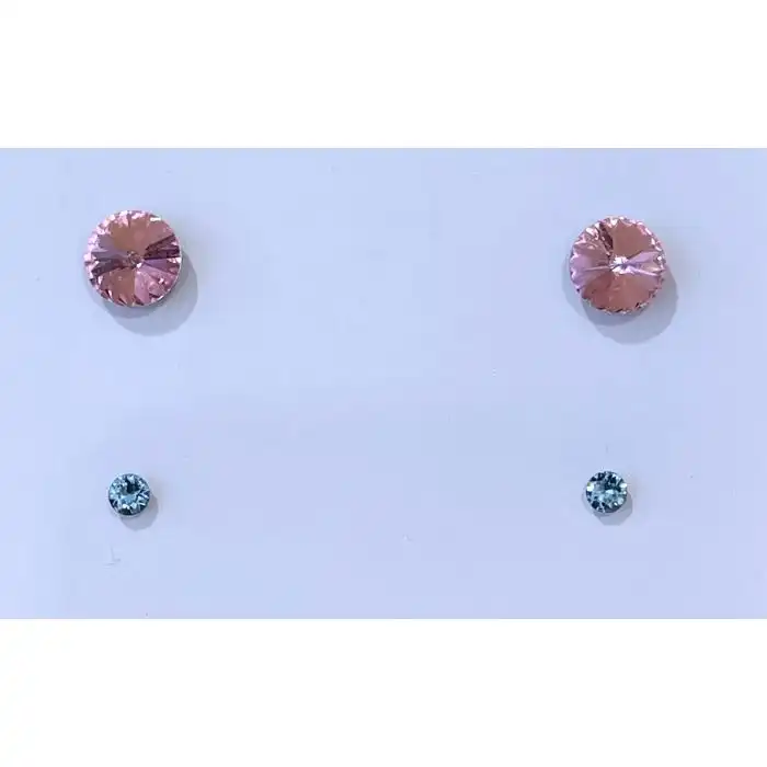 Pendientes Rivoli Aquamarina Brillante - Le Bijoux - Comparador de precios