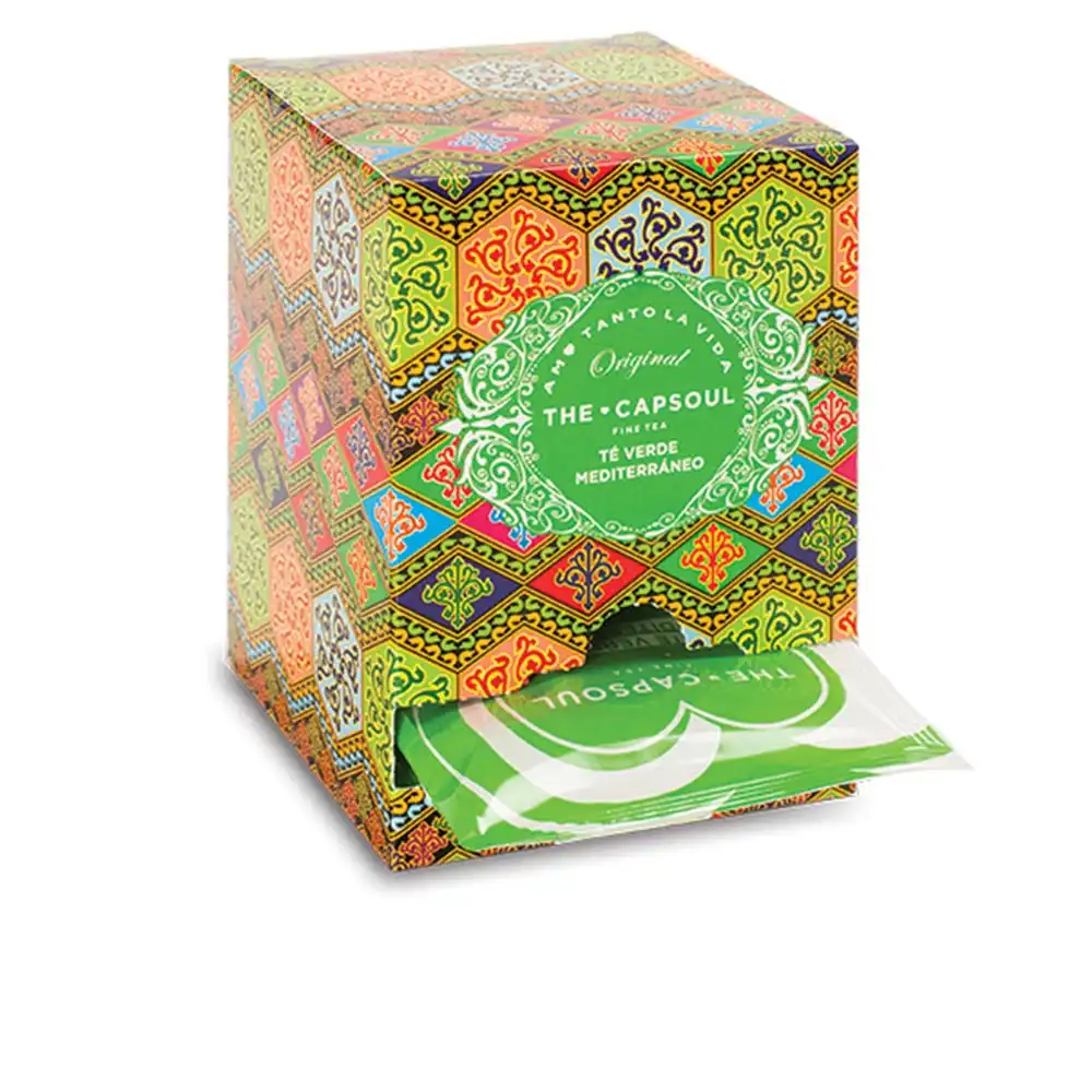 Pirámides Ensobradas té verde mediterraneo 15 u - The Capsoul - Comparador de precios