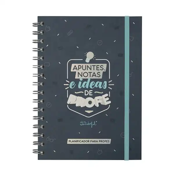 Planificador Apuntes, Notas E Ideas De Profe - Mr Wonderful - Comparador de precios