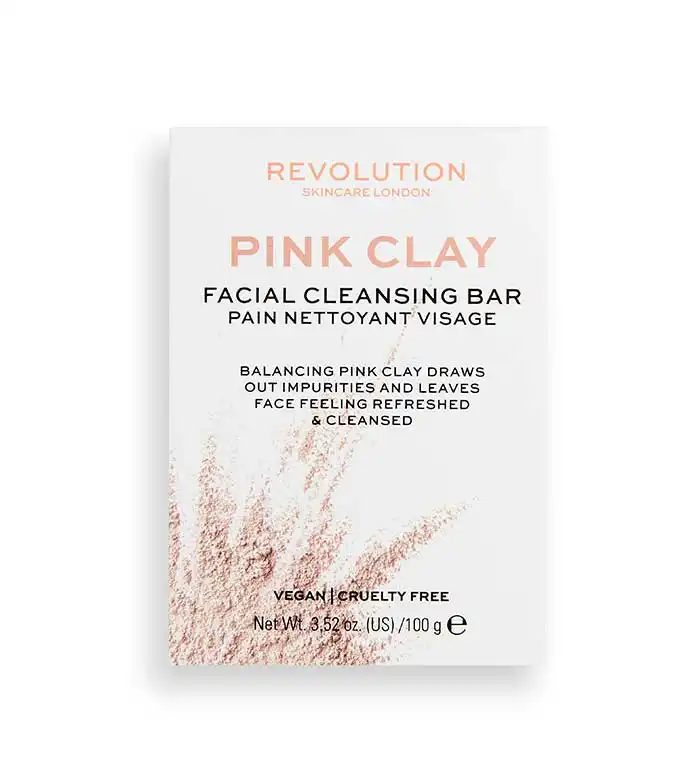 Revolution Skincare - Jabón facial sólido Pink Clay - Revolution Skincare - Comparador de precios
