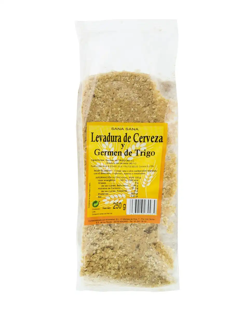 Sana Sana - Levadura De Cerveza y Germen De Trigo 250 g Sana Sana. - Sana Sana - Comparador de precios
