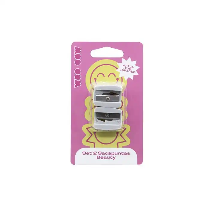 Set 2 Sacapuntas Beauty - Woo oow - Comparador de precios