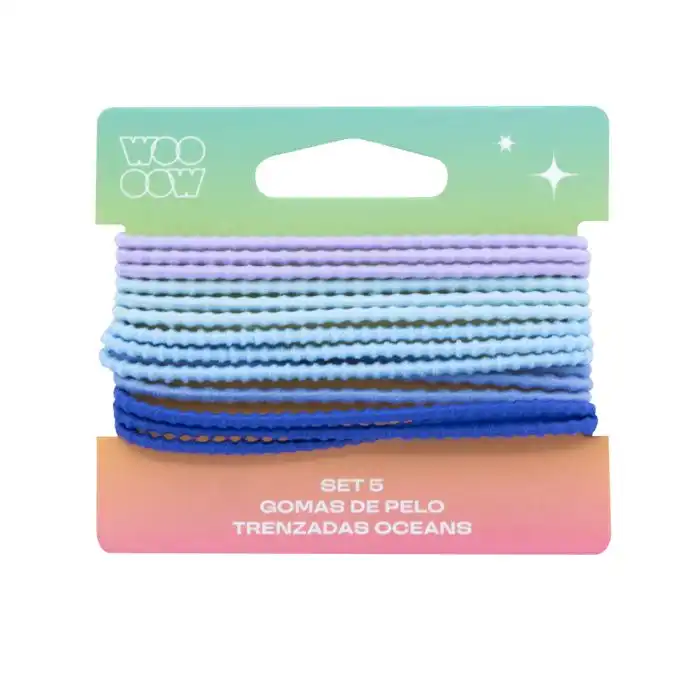 Set 5 Gomas de Pelo Trenzadas - Woo oow - Comparador de precios