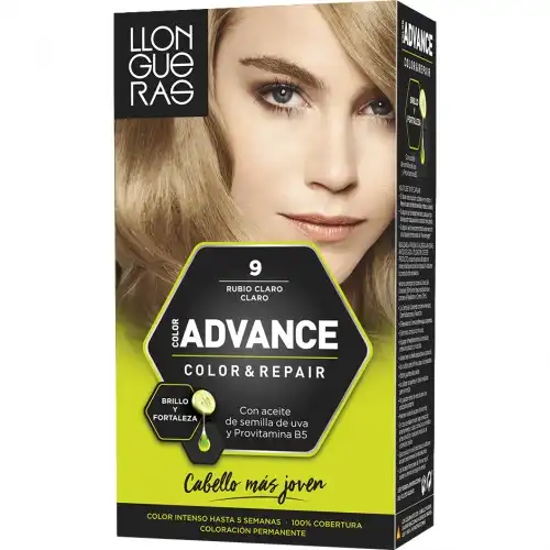 Advance 9 Rubio Claro Tinte Capilar - Llongueras - Comparador de precios