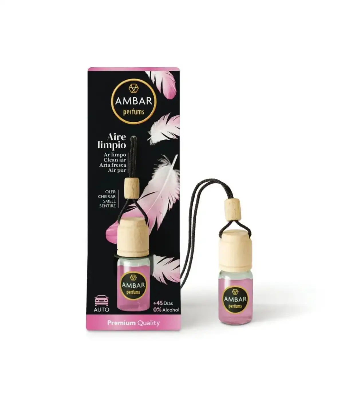 AMBAR Perfums - Ambientador para coche - Aire limpio - Ambar Perfums - Comparador de precios