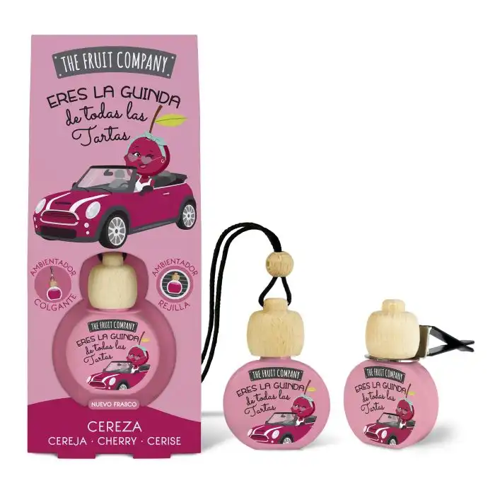 Ambientador de Cereza para coche con pinza - The Fruit Company - Comparador de precios